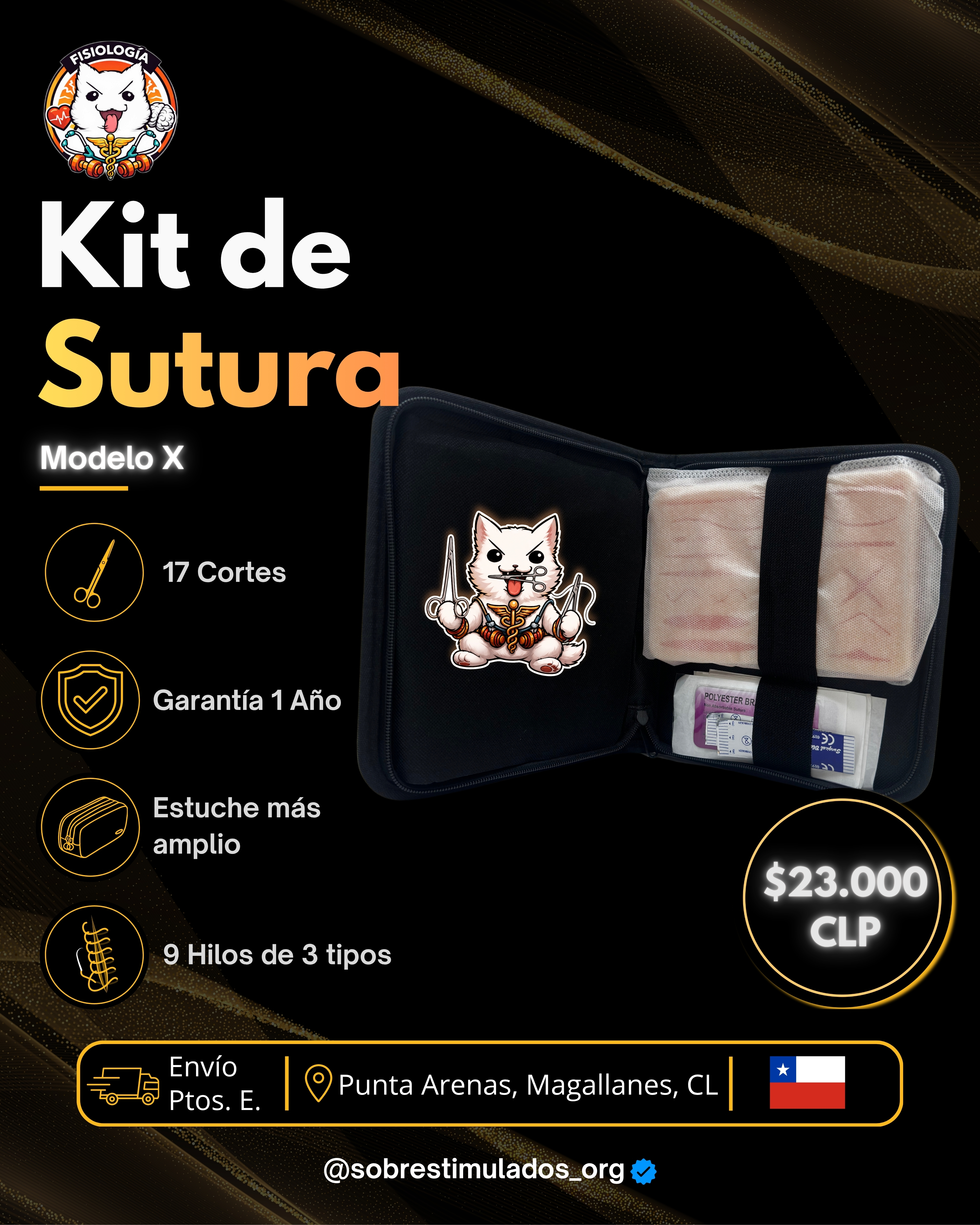 Kit de Sutura Modelo X